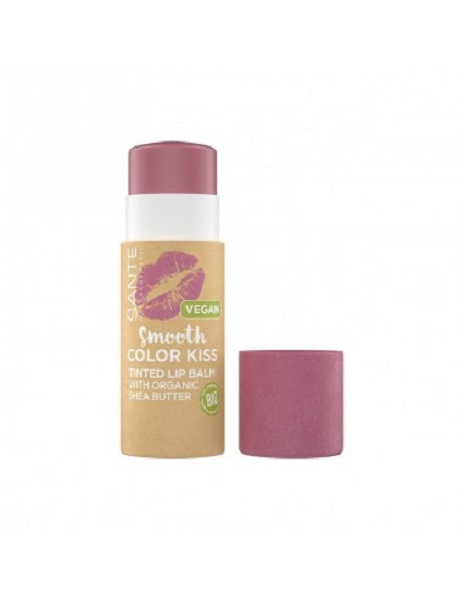 Sante Balsamo Labial Color Kiss 02 Soft Berry