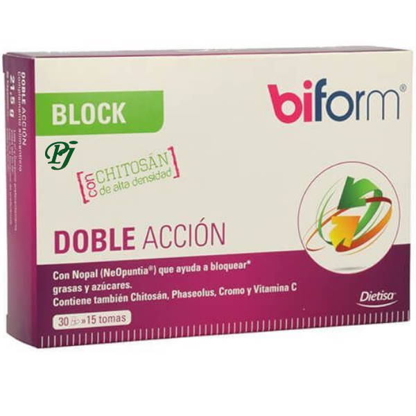 Biform Block Doble Acción 30 Cápsulas - Dielisa