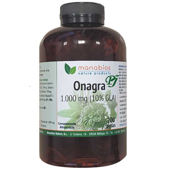Onagra 200 Perlas 1000 Mg. - Manabios