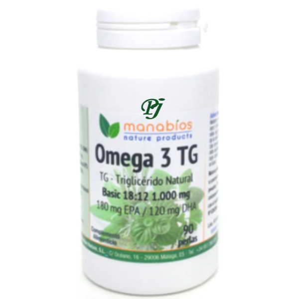 Omega 3 90 Perlas 1000 Mg. - Manabios