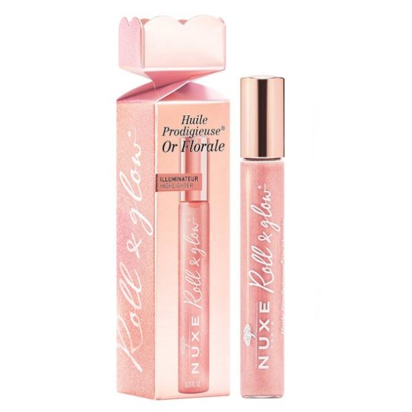 Roll & Glow Aceite Seco Multifunción Floral Roll On - Nuxe