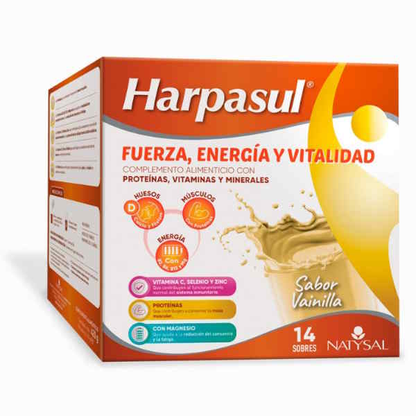 Harpasul Fuerza, Energía Y Vitalidad 14 Sobres Vainilla - Natysal
