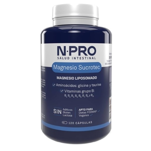 Magnesio Sucrotec 120 Cápsulas - Npro