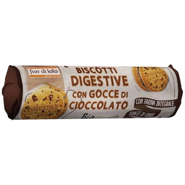 Galletas Digestive Chips Choco 250 G. - Fior Di Loto