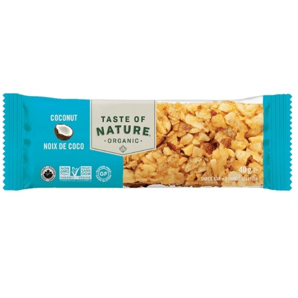 Barrita De Coco Bio 40 G. - Taste Of Nature