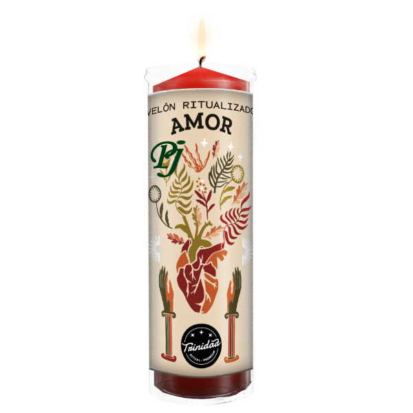 Velón Ritualizado Amor - Trinidad