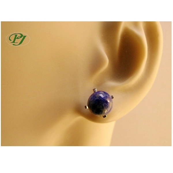 Pendientes Bola Lapislazuli - Prominer