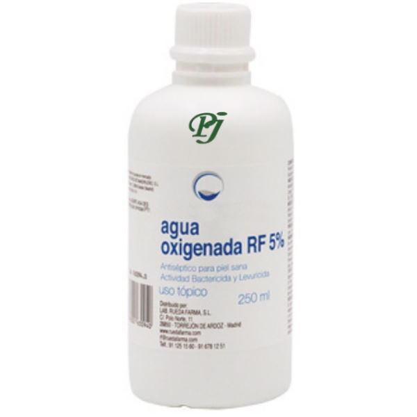 Agua Oxigenada Rf 5% 250 Ml. - Edda Pharma