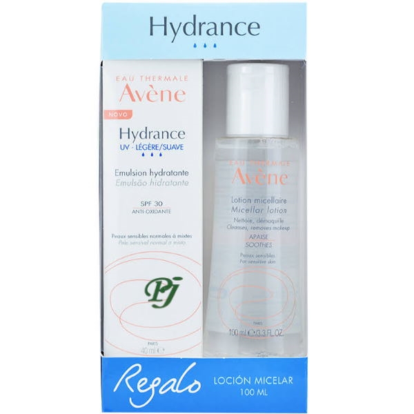 Emulsion Hidratante Uv Ligera Spf 30 + Regalo Locion Micelar 100Ml Hydrance - Avene