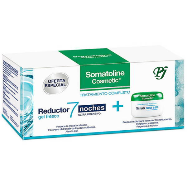 Tratamiento Completo Reductor Gel Fresco 400 Ml. + Reductor Scrub Sea Salt 350 G. - Somatoline