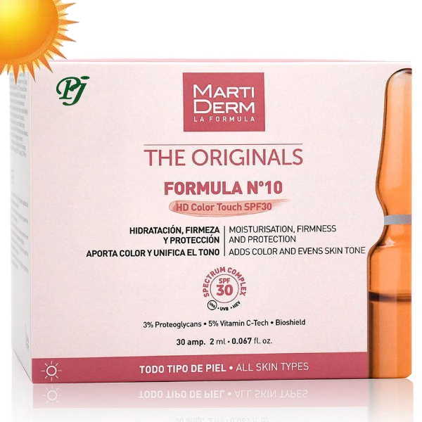 Formula Nº10 Hd Color Touch Spf30 30 Ampollas - Martiderm
