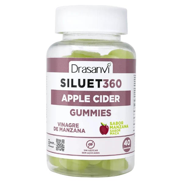 Siluet 360º Vinagre De Manzana 40 Gominolas - Drasanvi
