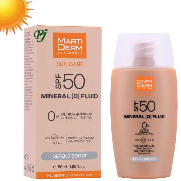 Sun Care Mineral D Fluid Spf 50 Defend Boost 50 Ml. (Solar) - Martiderm
