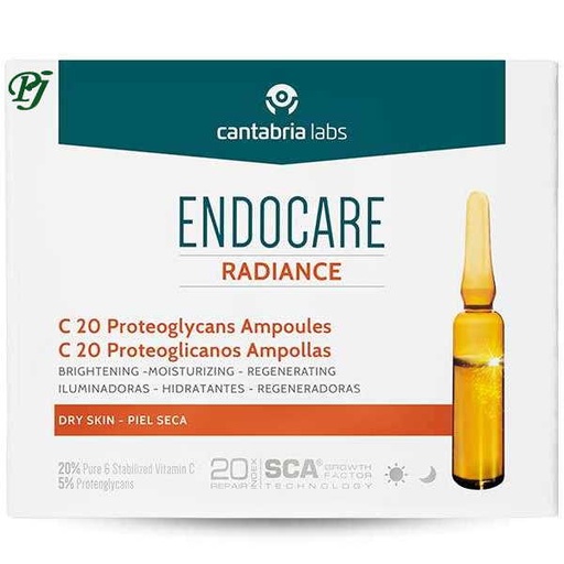 [1300803] Endocare Radiance C20 Proteoglicanos Piel Seca 30 X 2 Ml. Ampollas - Cantabria Labs