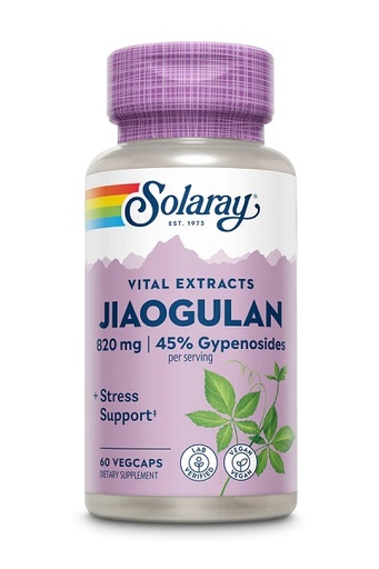 [0505063] Extracto De Raíz Jiaogulan 820 Mg. 60 Cápsulas - Solaray