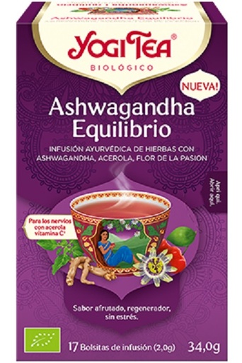 [011984] Ashwagandha Equilibrio 17 Filtros - Yogi Tea