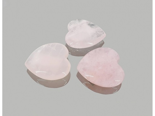 [100632] Corazón Plano Cuarzo Rosa Extra - Prominer
