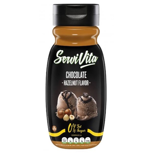 [15675] Salsa Chocolate Y Avellana 320 Ml. - Servivita