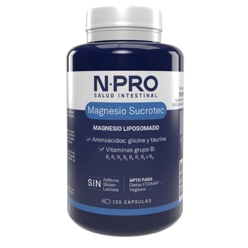 [0505449] Magnesio Sucrotec 120 Cápsulas - Npro