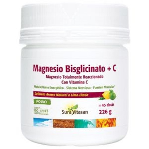 [0504819] Magnesio Bisglicinato + Vit C 226 G. - Suravitasan