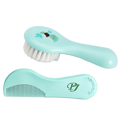[139280] Suavinex Set Cepillo Y Peine Azul