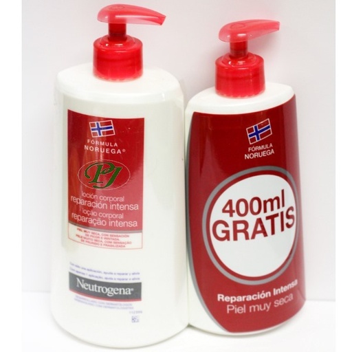 [139369] Locion Corporal Reparacion Intensa Piel Muy Seca 750Ml+400Ml - Neutrogena