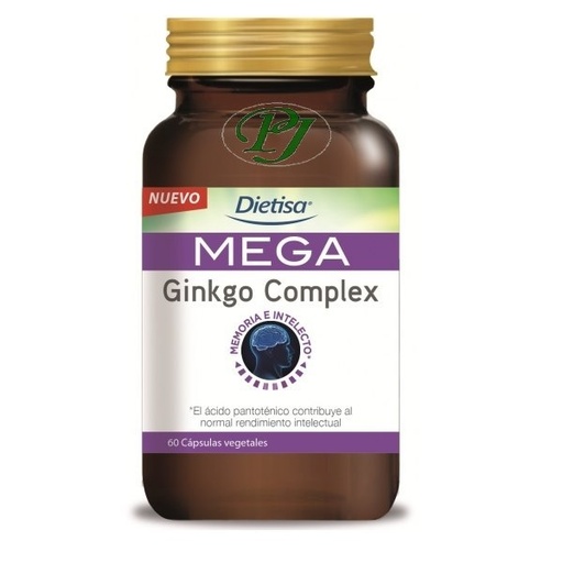 [0500835] Mega Ginkgo Complex 60 Cápsulas - Dielisa