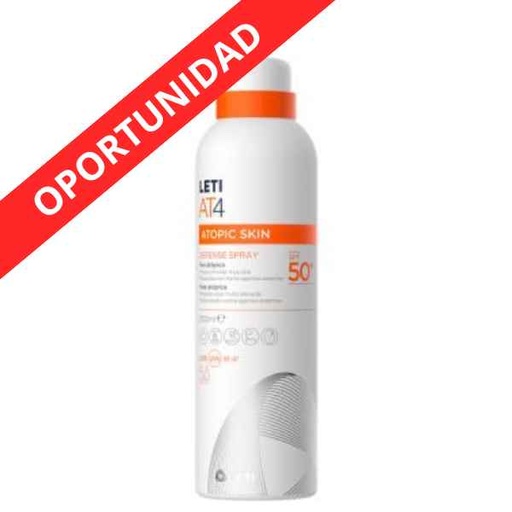 [139662] At4 Defense Spray Atopic Spf50+ 200 Ml. - Leti