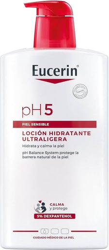 [139797] Ph5 Loción Hidratante Ultraligera Piel Sensible 1 L. - Eucerin