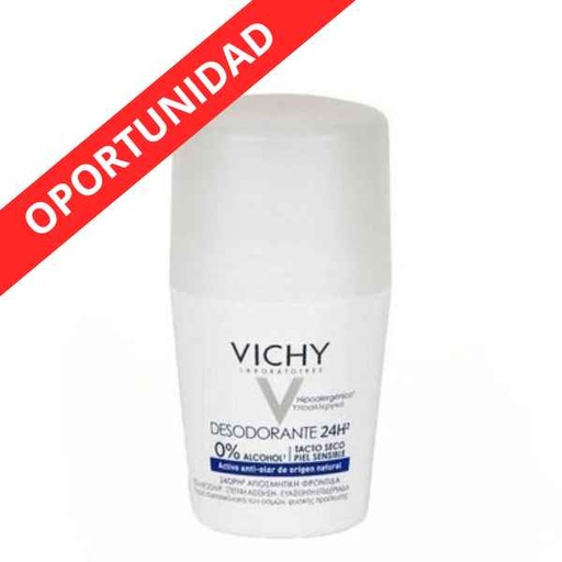 [139801] Desororante Roll On 24H 0% Alcohol 50 Ml. - Vichy