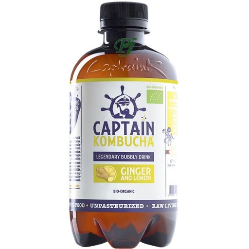 [14470] Kombucha 1 L. Ginger Lemon - Captain Kombucha