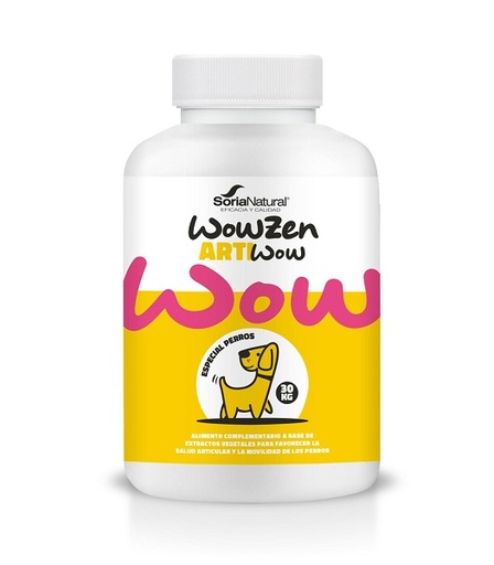 [0505017] Wowzen Artiwow Perros 30 Kg. 60 Comprimidos 1800 Mg. - Soria Natural
