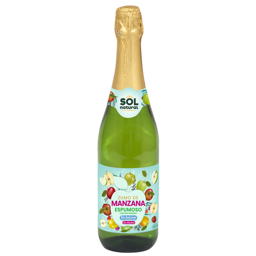 [14081] Espumoso Manzana Sin Alcohol 750 Ml. - Sol Natural