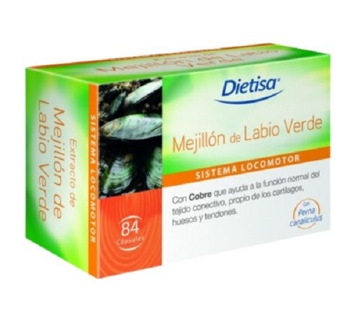 [05743] Extracto De Mejillón De Labio Verde 84 Cápsulas - Dielisa