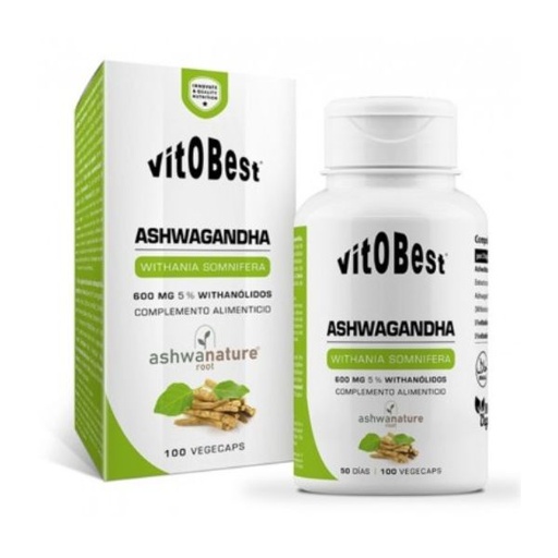 [0505469] Ashwagandha 100 Cápsulas - VitoBest
