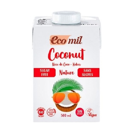 [060075] Bebida De Coco Sin Azúcares Añadido 500 Ml. - Ecomil