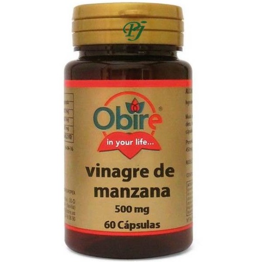 [057382] Vinagre De Manzana 500 Mg. 60 Cápsulas - Obire