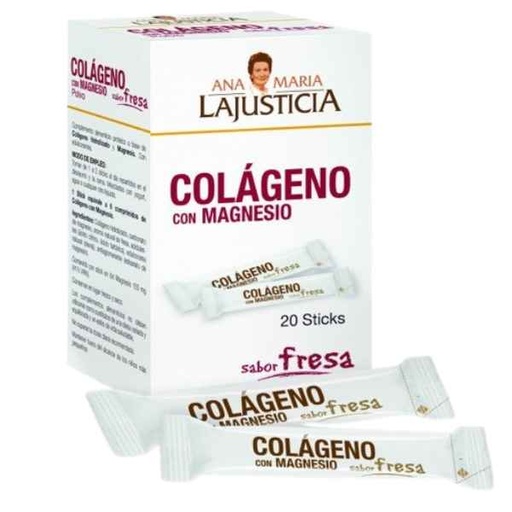 [057676] Colágeno Magnesio 20 Sobres Fresa - Ana María Lajusticia