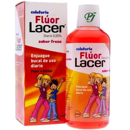 [130601] Colutorio Fluor 0,05% Fresa 500 Ml. - Lacer