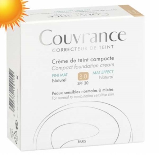 [130935] Crema Mate 3.0 Oil Free Arena 9.5 G. Couvrance Solar - Avène