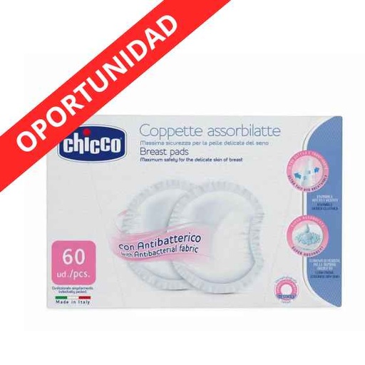 [131598] Discos Absorbentes Antibacterias 60 Uds. - Chicco