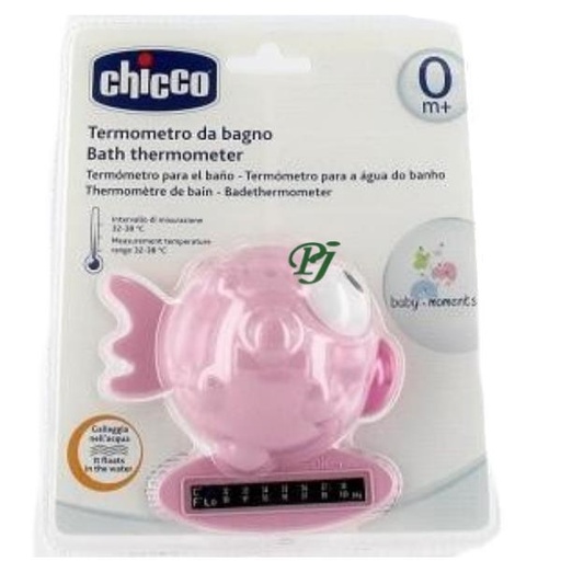 [131675] Termómetro Baño Pez Rosa 0M+ - Chicco