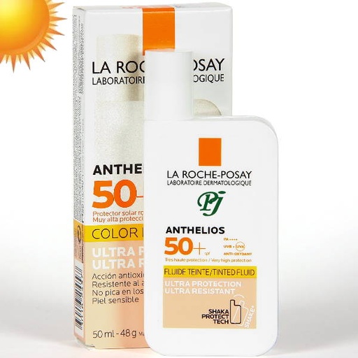 [133365] Anthelios Solar Spf 50+ Xl Fluido Con Color 50Ml - La Roche