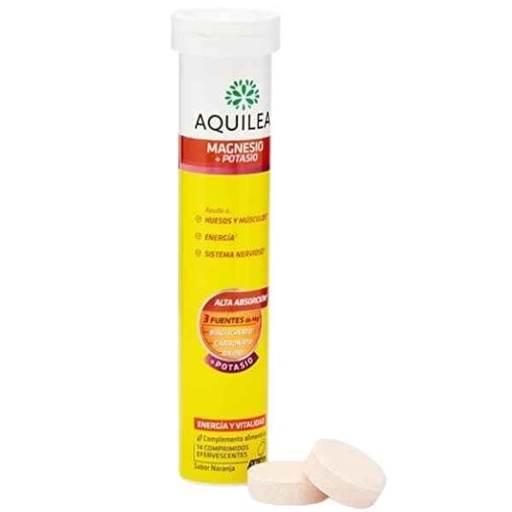 [133713] Aquilea Magnesio + Potasio 14 Comprimidos Efervescente - Uriach