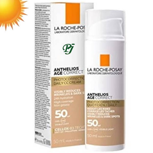 [133945] Anthelios Age Correct Spf50 Gel Crema Diario Con Color 50Ml Solar - La Roche