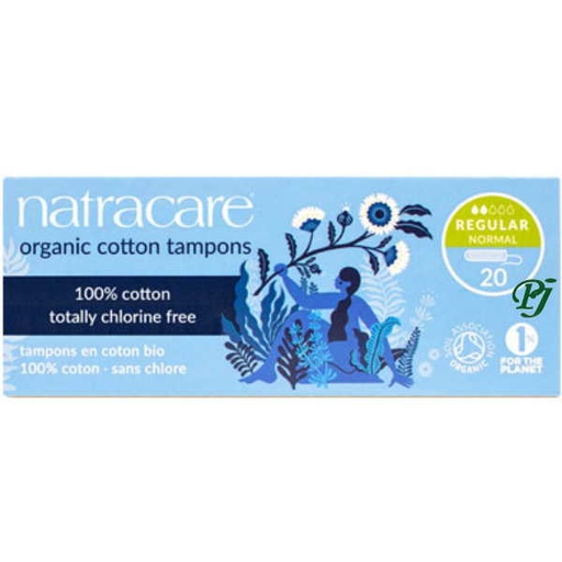 [134014] Tampon Regular 20 Unidades Sin Aplicador - Natracare