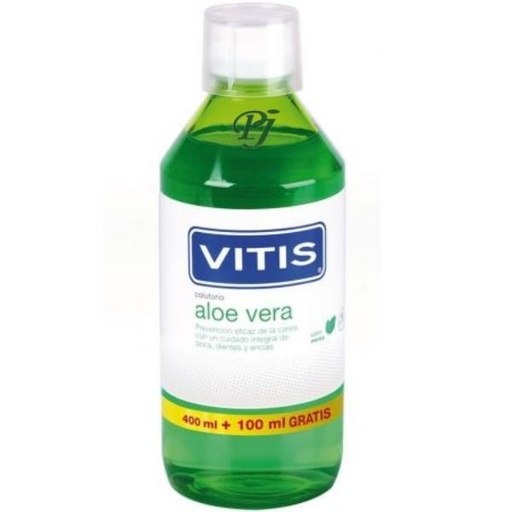 [136548] Colutorio Aloe Vera Menta 400 Ml. + 100 Ml. - Vitis