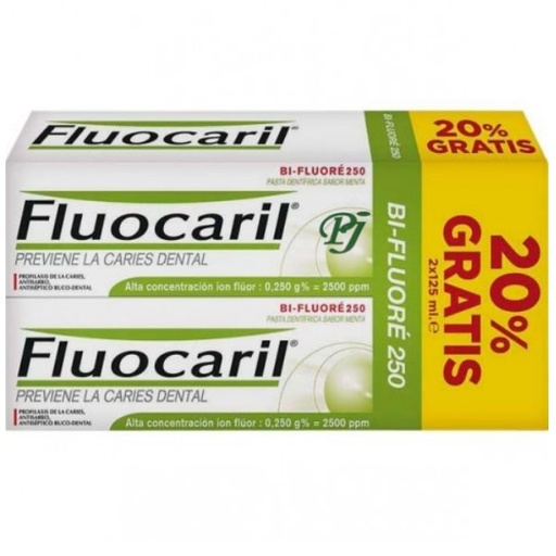 [136757] Dentífrico Pack Bi Fluore 250 2 x 125 Ml. 20% Gratis - Fluocaril