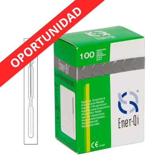 [13698] Agujas Acupuntura 30 x 1,5 (0,32 x 40) Mm. 100 Uds. - Ener Qi