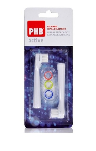 [137092] Recambio Cepillo Eléctrico Active 2 Uds. - Phb